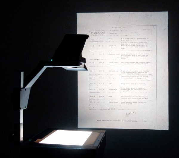 Marinus Boezem - Windschaal - Projectie, 1968