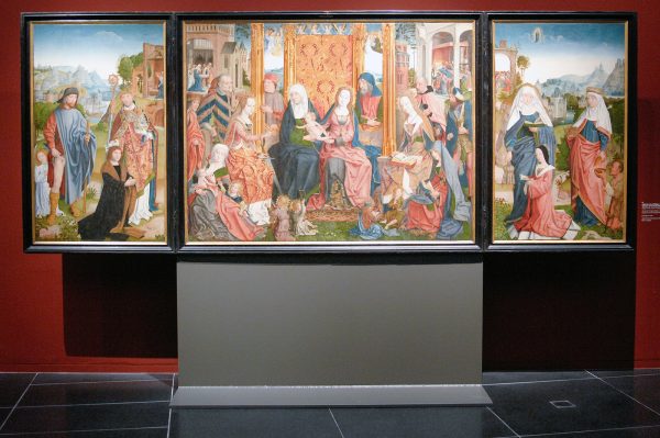 Master of the Holy Kinship the Younger - Altarpiece of the Holy Kinship - 144x88cm en 144x187cm, Eikenhout, 1503