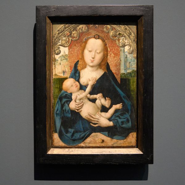 Master of the Saint Bartholomew Altarpiece - Mother of God with Nut - 31x22cm Eikenhout, 1485-1490