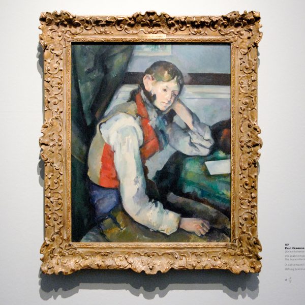 Paul Cezanne - The Boy in Red Waistcoat - 80x64cm Olieverf op canvas, 1888-1890