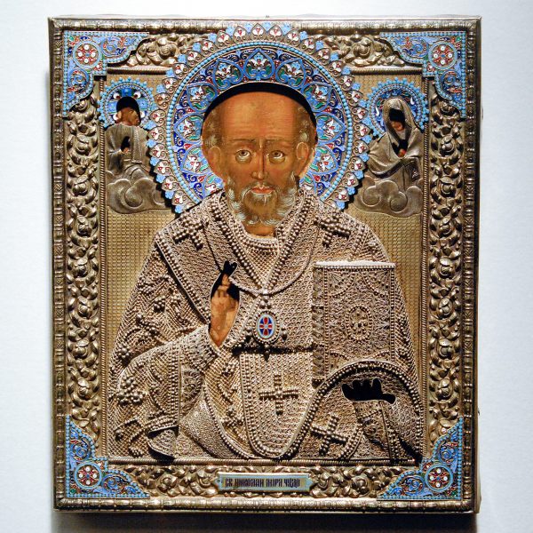 Toth Ikonen - Nicolaas de Wonderdoener, Russisch 18e eeuw