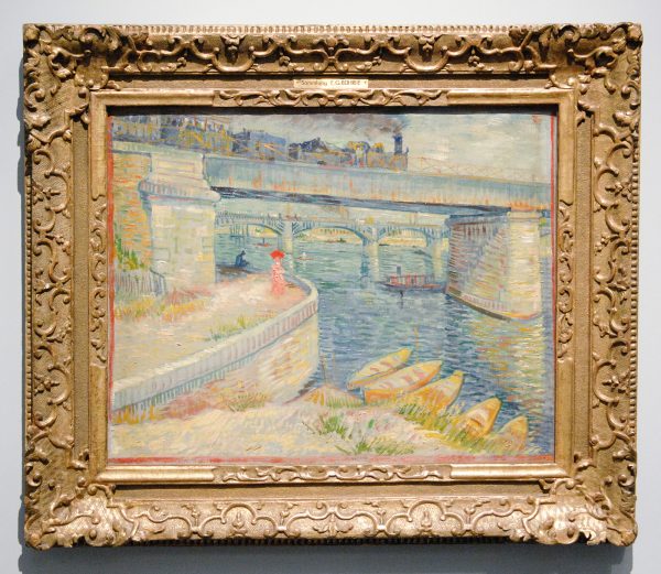 Vincent van Gogh - Bridges across the Seine at Asnieres - 54x67cm Olieverf op canvas, 1887