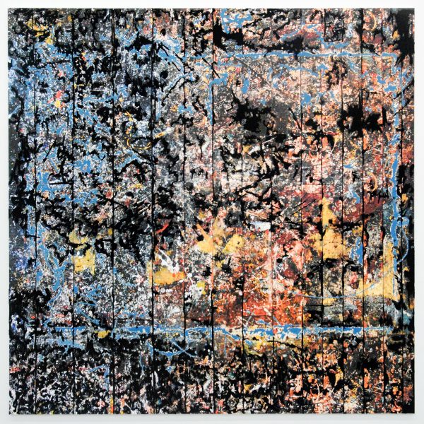 Berend Strik - Decipher the Artist's Mind (Studio JP) - 213x213cm C-print met borduursel