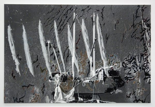 Berend Strik - Decipher the Artist's Mind (Studio ND) - 100x150cm C-print met borduursel