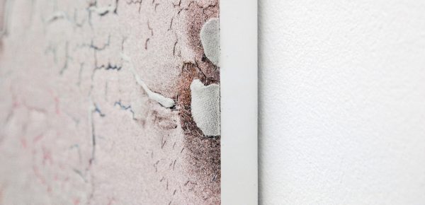 Berend Strik - Decipher the Artist's Mind (Studio VA) - 60x84cm C-print met borduursel (detail)