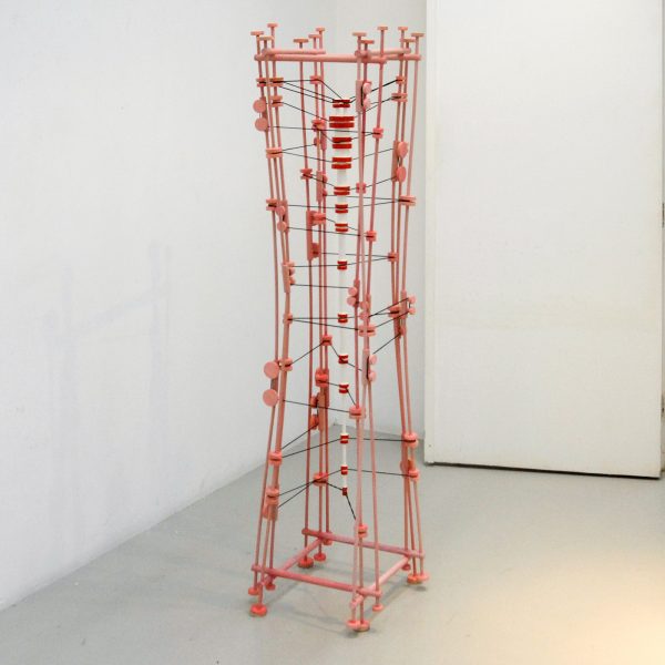 PJ Bruyniks - Caught in Cosmodrone - Hout met inkt en lak