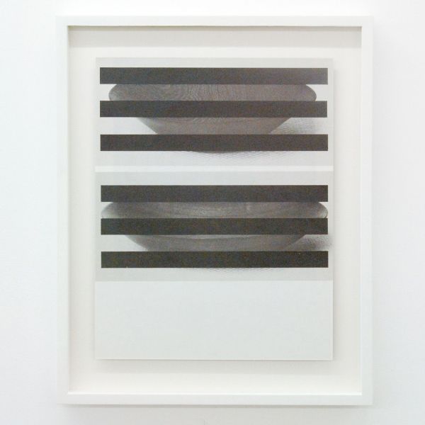 Louis Reith - Untitled (Lood) VI - 21x27cm Collage van gevonden boekpagina's