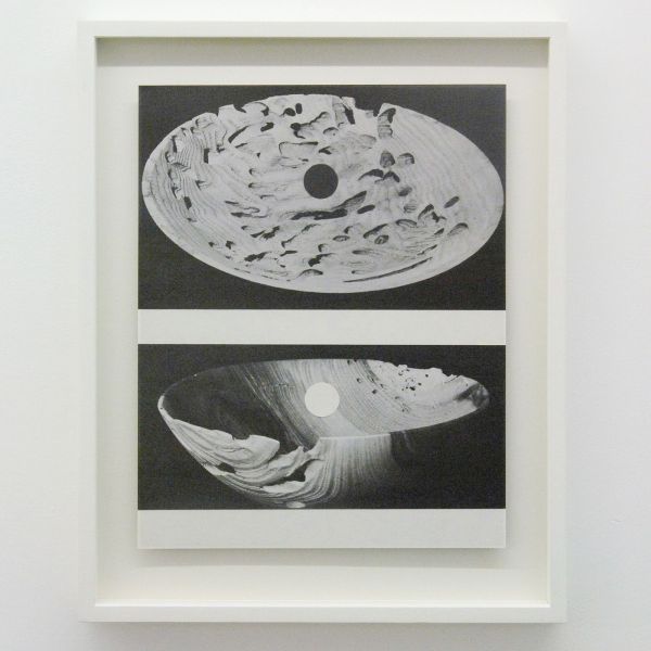 Louis Reith - Untitled (Lood) VIII - 21x27cm Collage van gevonden boekpagina's