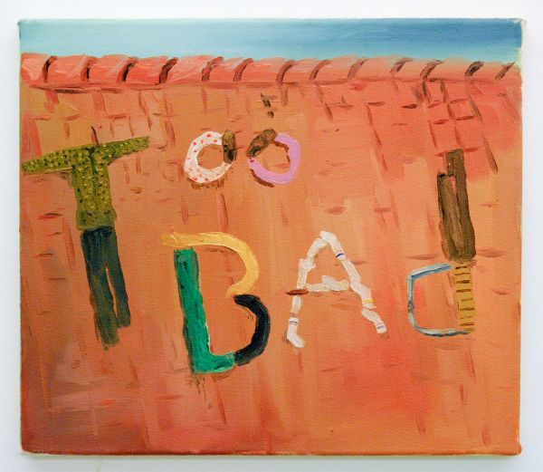 Sanne Rous - Too Bad - 35x40cm Olieverf op canvas