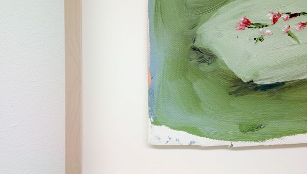 Sanne Rous - Untitled - 30x34cm Olieverf op canvas (ingelijst) (detail)