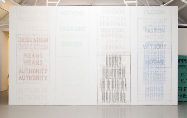 Job Koelewijn - Untitled - Potlood, pen, marker en sjabloon