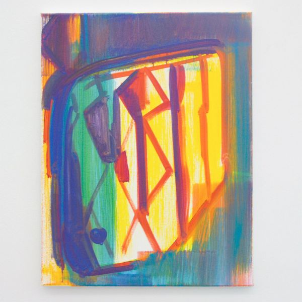 Laurens Stok - Untitled - 65x50cm Olieverf op canvas