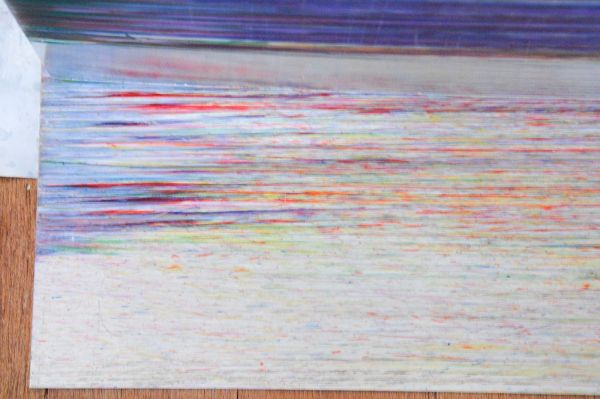 Ton Boelhouwer - Contractions & Ruptures - Olieverf op aluminium en papier (detail)