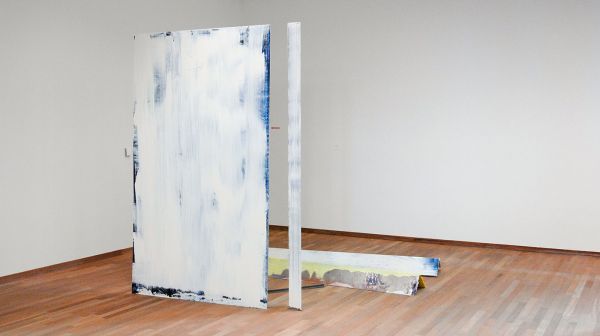 Ton Boelhouwer - Contractions & Ruptures - Olieverf op aluminium en papier (detail)