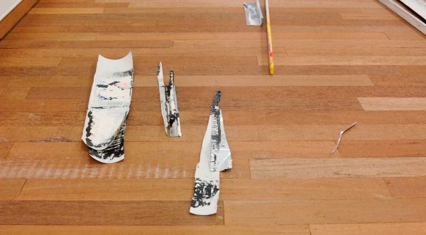 Ton Boelhouwer - Inversions Part 1 - Olieverf op aluminium en doek (detail)