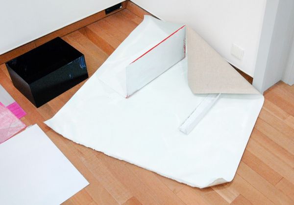 Ton Boelhouwer - Inversions Part 1 - Olieverf op aluminium en doek (detail)