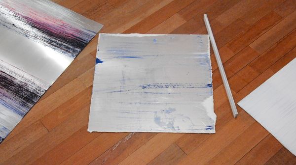 Ton Boelhouwer - Inversions Part 1 - Olieverf op aluminium en doek (detail)