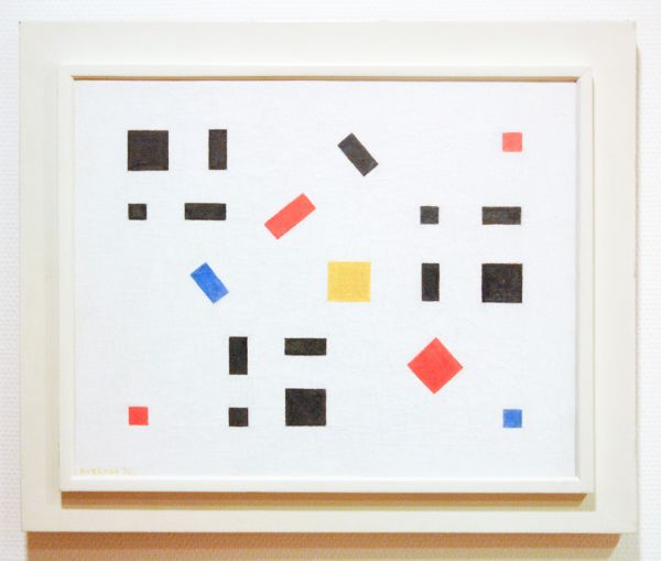 Bart van der Leck - Compositie - 51x62cm Olieverf op doek, 1918