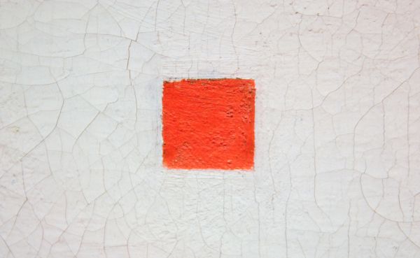 Bart van der Leck - Compositie - 51x62cm Olieverf op doek, 1918 (detail)