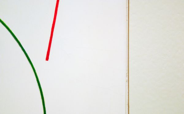 Georges Vantongerloo - Courbes - 60x35cm Olieverf op masoniet, 1939 (detail)