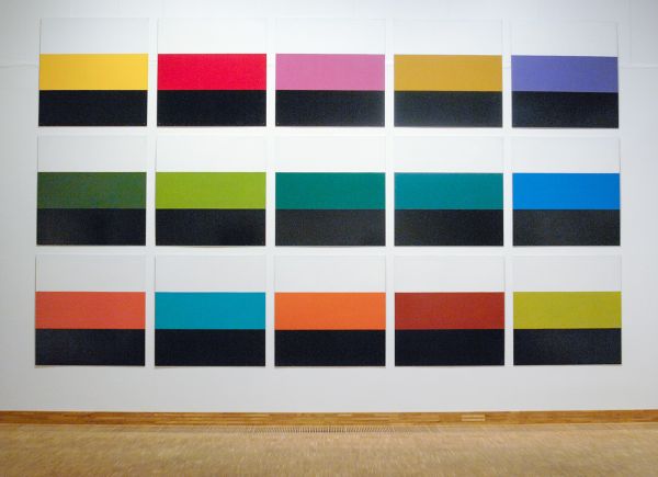 Poul Gernes - 122x122cm, 15 emailleverf op masoniet, 1965