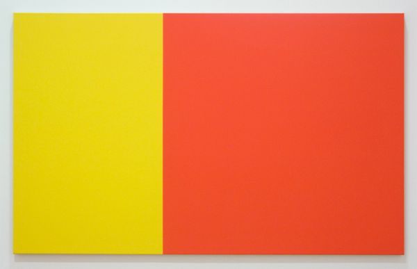 Steven Aalders - Phi Painting (Red Yellow) - 100x162cm Olieverf op linnen