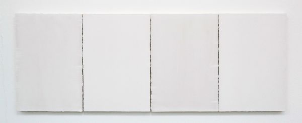 Willy de Sauter - Zonder Titel - 4 maal 35x24cm Krijt op paneel