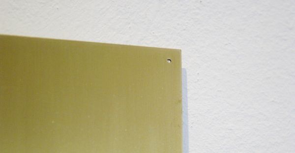 Willy de Sauter - Zonder Titel - 44x40cm Lakverf op messing (detail)