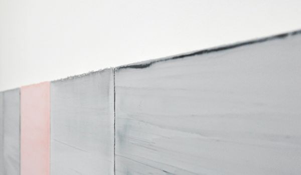 Willy de Sauter - Zonder Titel - 7 maal 35x24cm Pigment en krijt op paneel (detail)