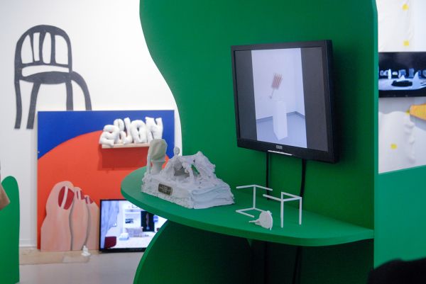 Caz Egelle - Onbekende titels - Mixed Media installatie