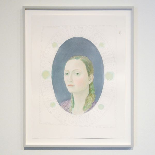 Femmy Otten - Untitled - Oliever, epoxy en potlood op papier