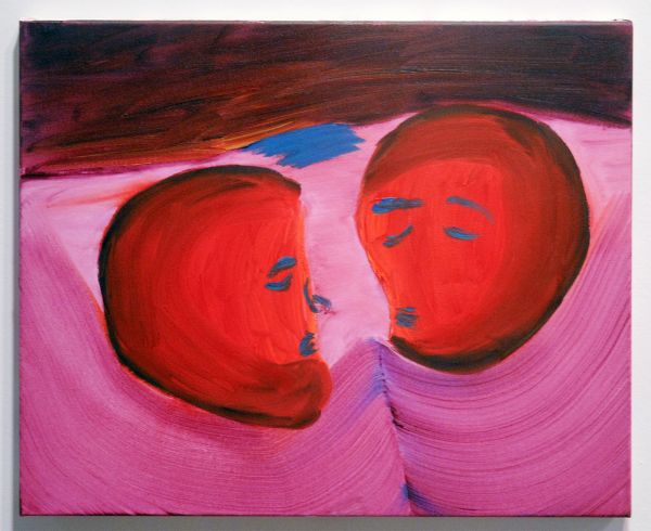 Julius Stibbe - Onbekende titel en afmetingen, Olieverf op canvas