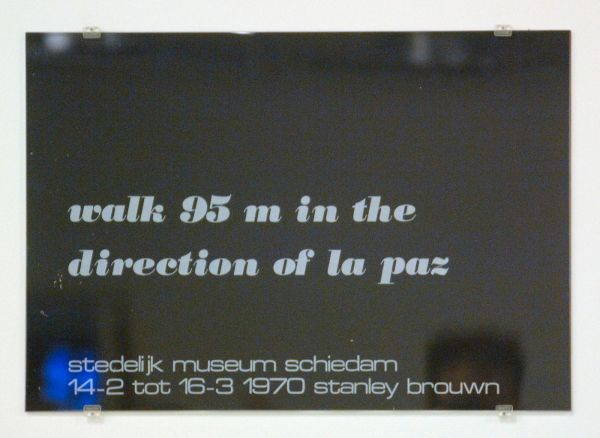 documentatie stanley brouwn - poster