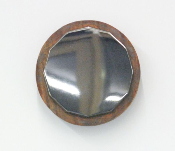 Germaine Kruip - Dodecagon Kannadi - 24x24x4cm Handgemaakte metalen spiegel, hout en was