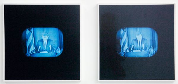 Germaine Kruip - Kennedy - 45x45cm, Twee lambda prints op 2mm dibond, ingelijst