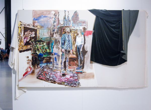 Kristel Geerts en Joris Strouken - Instead Out - 250x150cm Olieverf op doek