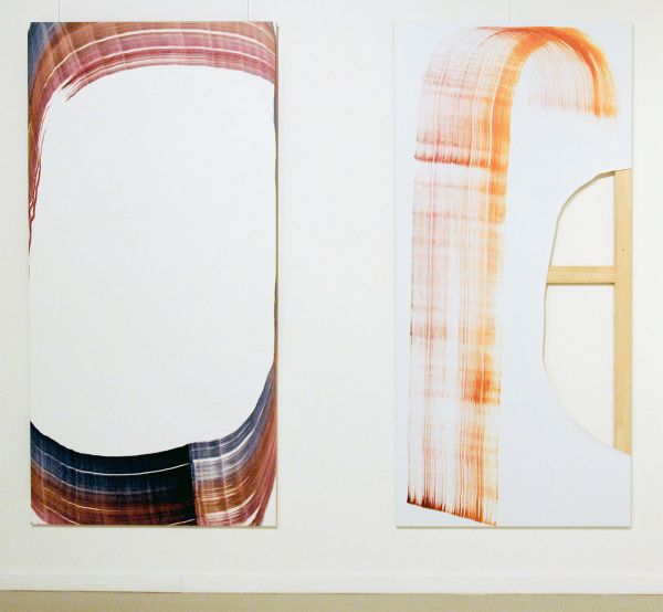 Romee van Oers - Zonder Titel - 200x100cm & 200x95cm Olieverf en acrylverf op doek