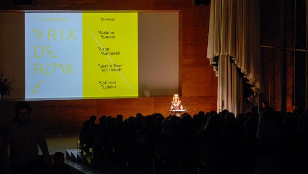 Prix de Rome opening door Birgit Donker