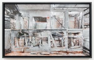 Marjan Teeuwen - Verwoest Huis Gaza III - 40x73cm Inkjetprint op dibond