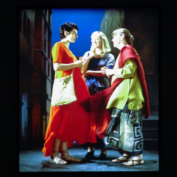 Bill Viola - The Greeting - Video- en geluidsinstallatie