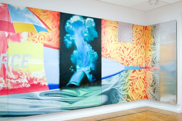 James Rosenquist - F-111 - Olieverf op canvas en aluminium