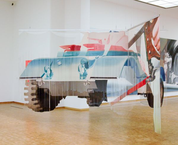 James Rosenquist - Forst Ranger - Olieverf op gesneden Mylar