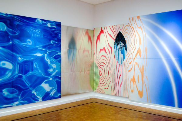 James Rosenquist - Horse Blinders - Olieverf op canvas en aluminium