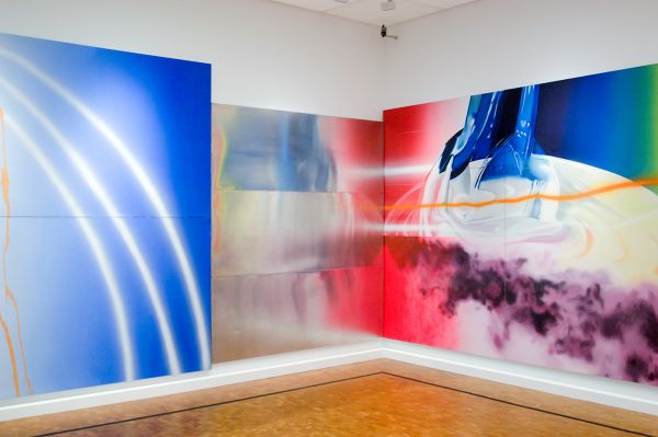 James Rosenquist - Horse Blinders - Olieverf op canvas en aluminium