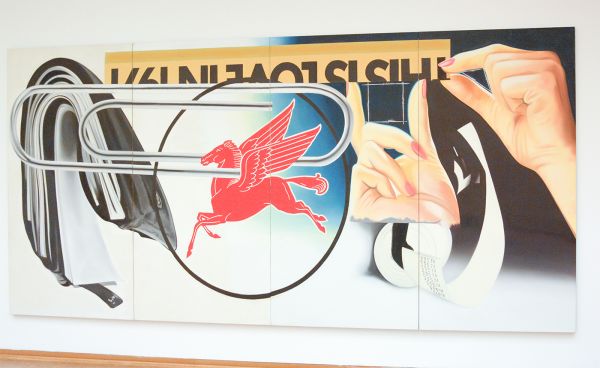 James Rosenquist - Paper Clip - Olieverf en acrylverf op canvas