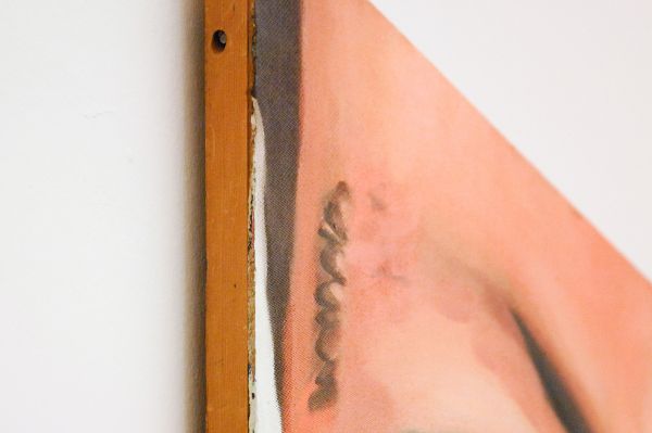 James Rosenquist - President Elect - Olieverf op masoniet (detail)