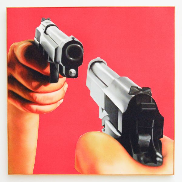 James Rosenquist - Professional Courtesy - Olieverf op canvas