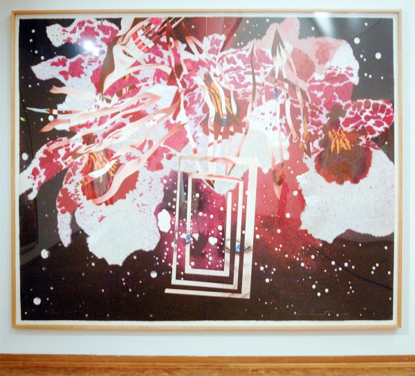 James Rosenquist - Time Door Time D'Or - Gekleurde samengeperste papier pulp en litografie, werk in oplage