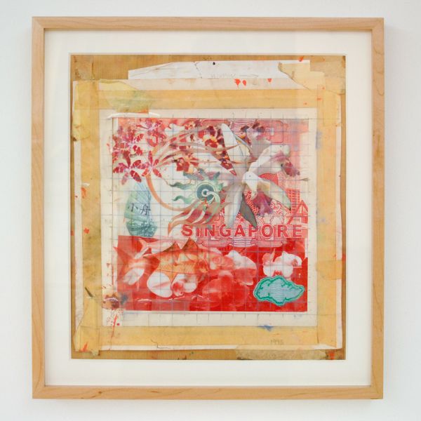 James Rosenquist - Untitled - Kleurkopien en mixed media op multiplex paneel