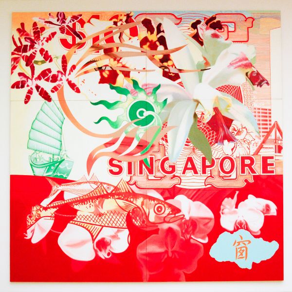 James Rosenquist - Untitled - Olieverf op canvas